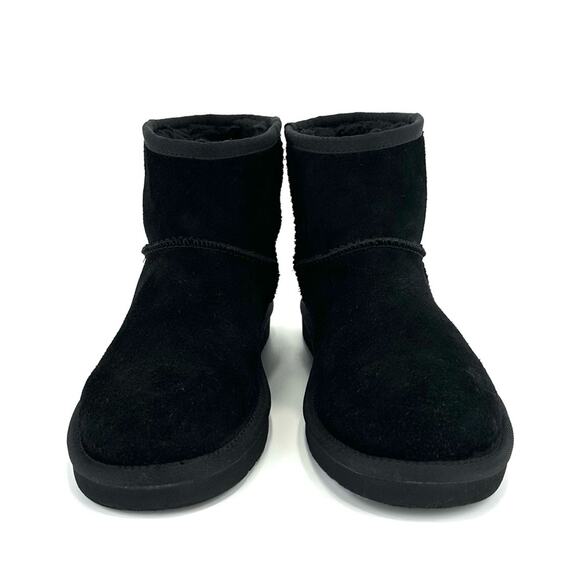 Koolaburra By Ugg  Black Ankle/Short Boot Size 7 Suede Wool Lining Cold Weather - Picture 3 of 13